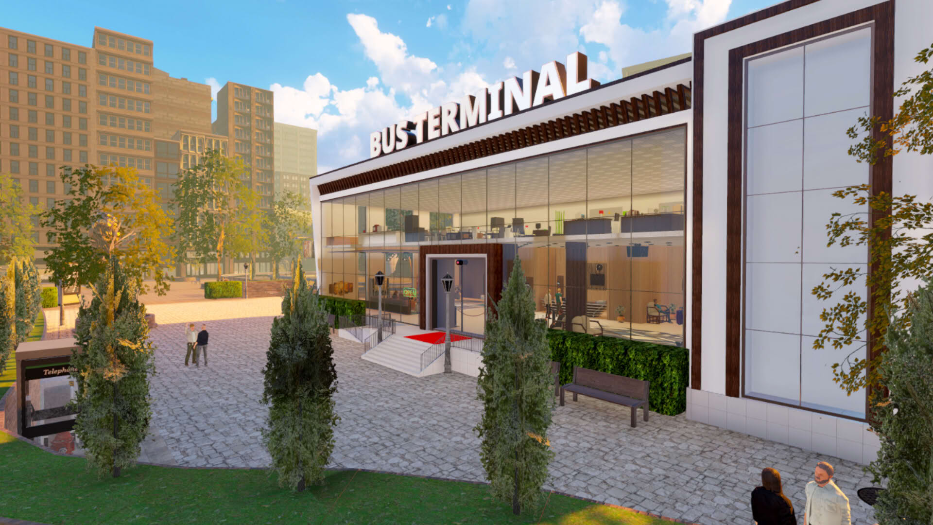 Screenshot for Bus Terminal Simulator
