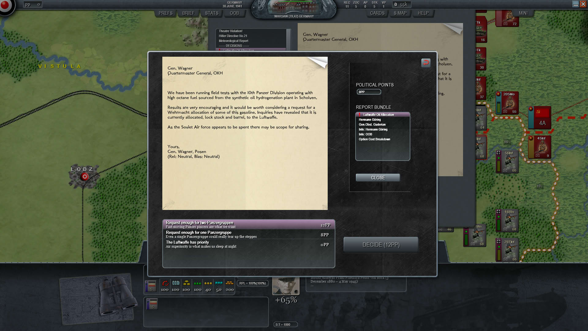 Screenshot for Decisive Campaigns: Barbarossa