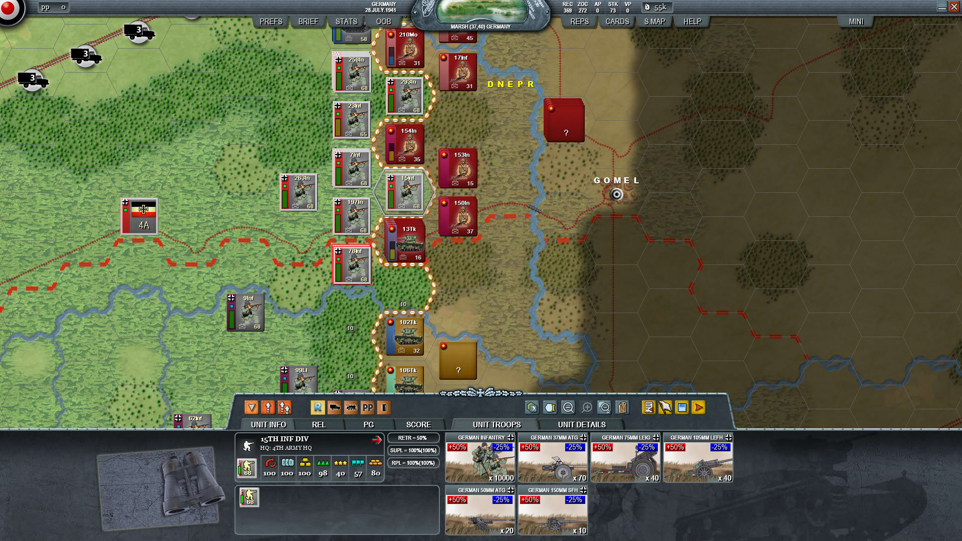 Screenshot for Decisive Campaigns: Barbarossa