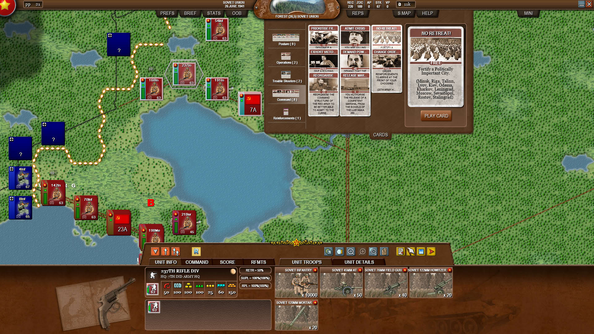 Screenshot for Decisive Campaigns: Barbarossa
