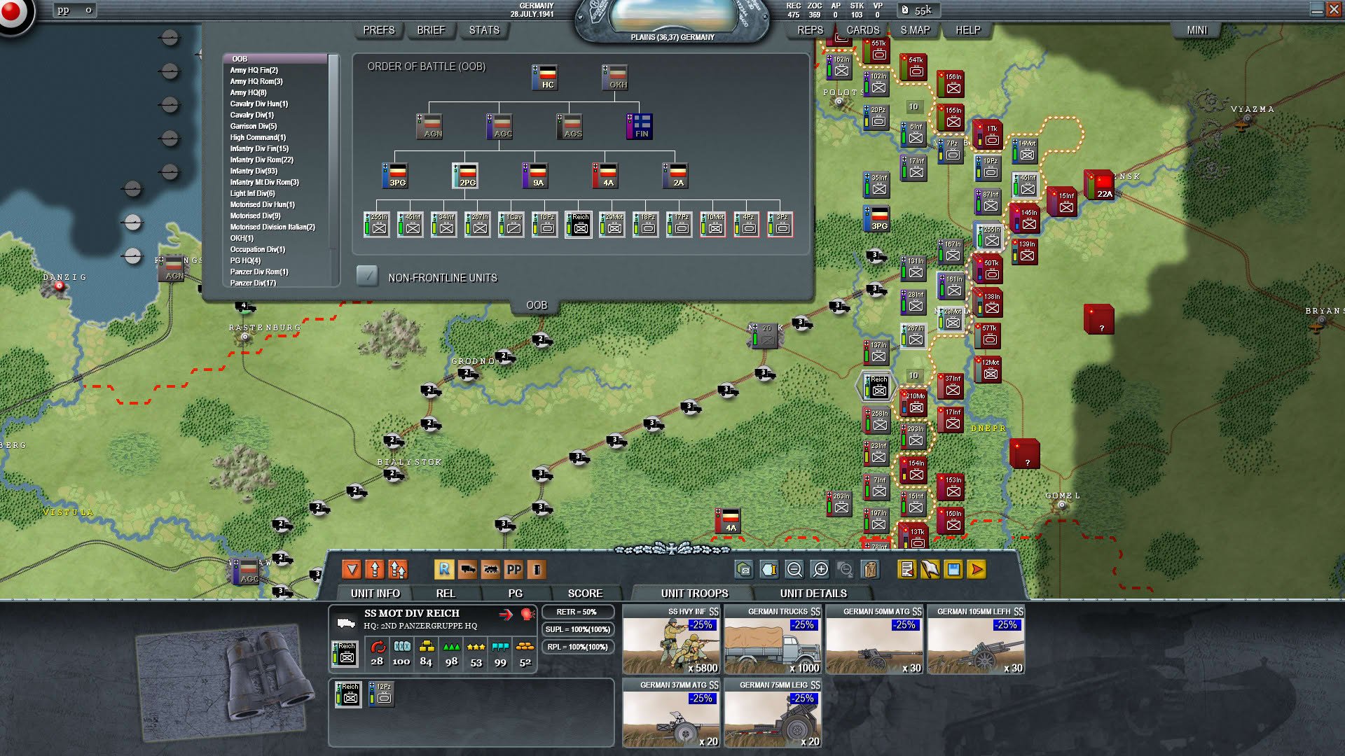 Screenshot for Decisive Campaigns: Barbarossa