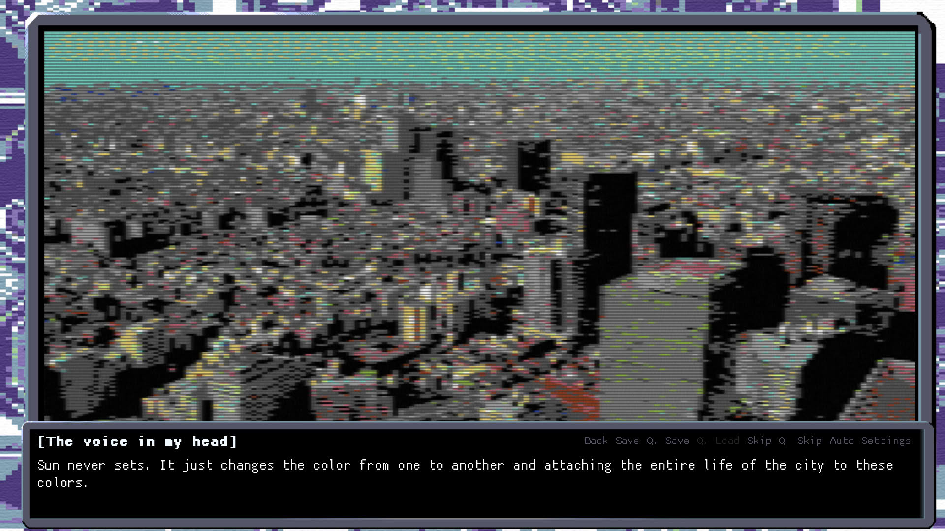 Screenshot for Cyber City 2157: The Visual Novel