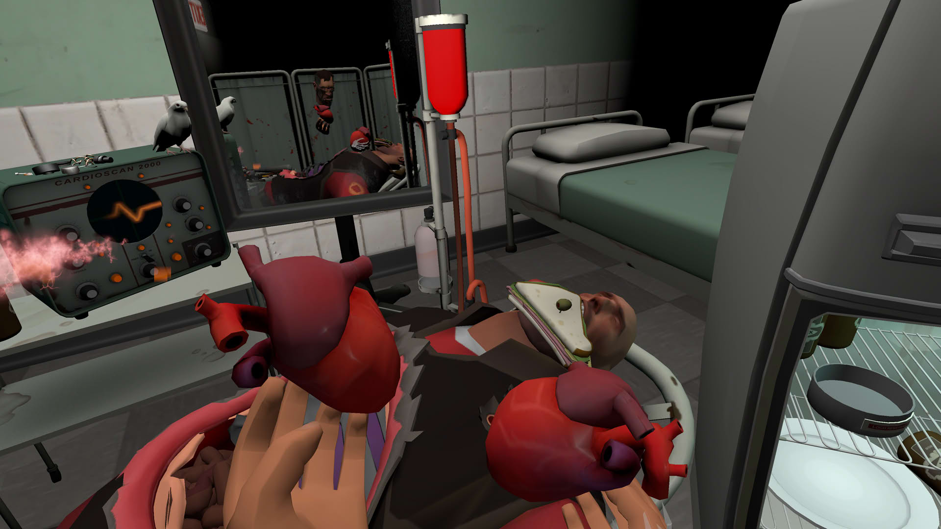 Screenshot for Surgeon Simulator VR: Meet the Medic