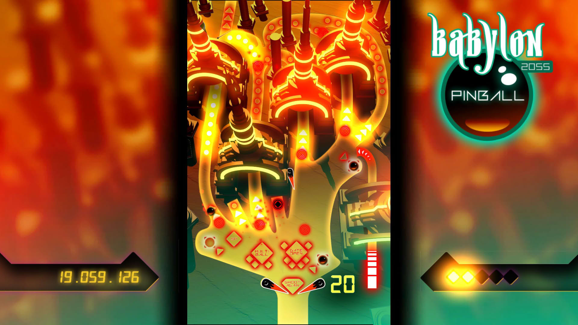 Screenshot for Babylon 2055 Pinball