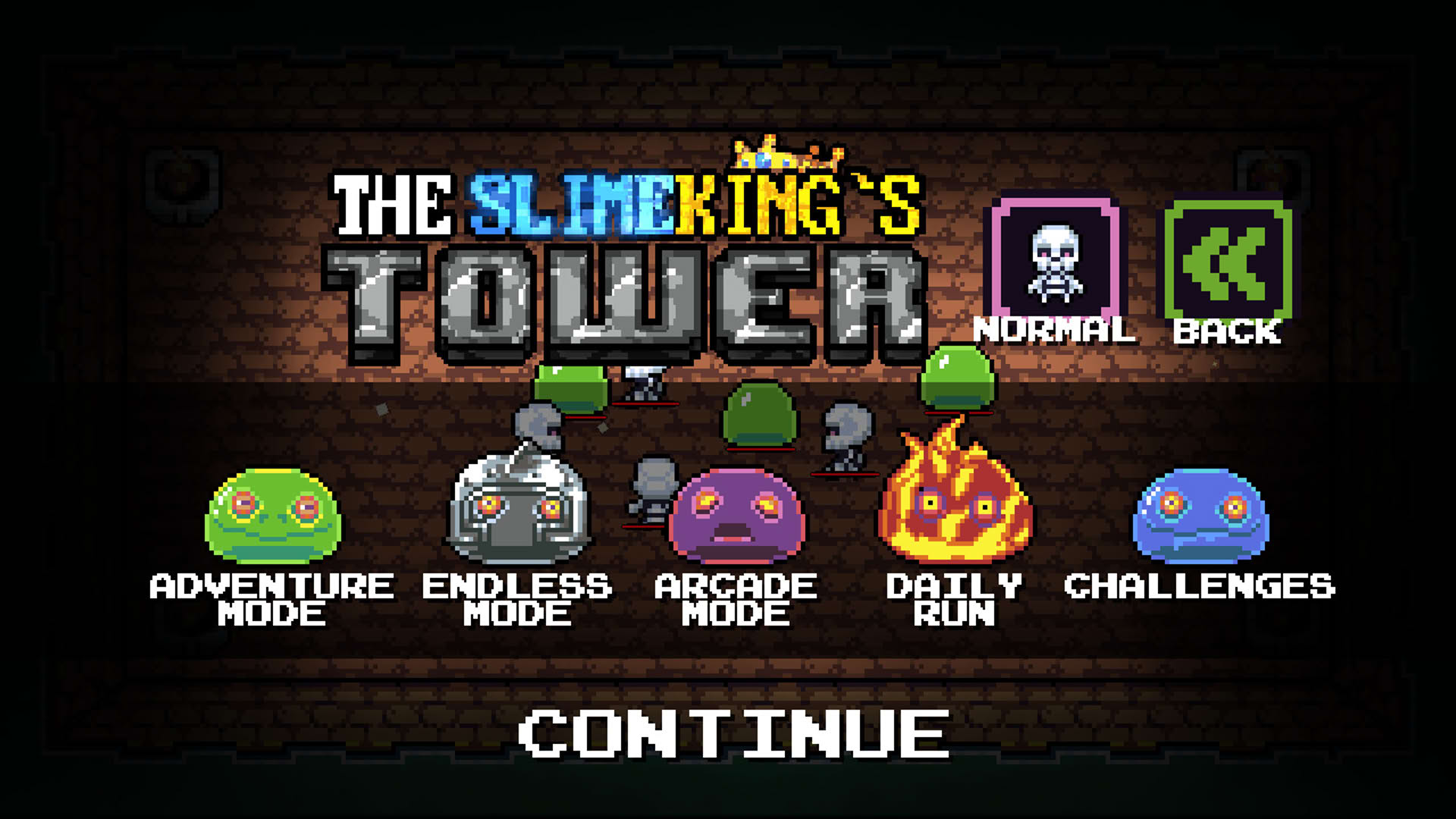 Screenshot for The Slimeking's Tower