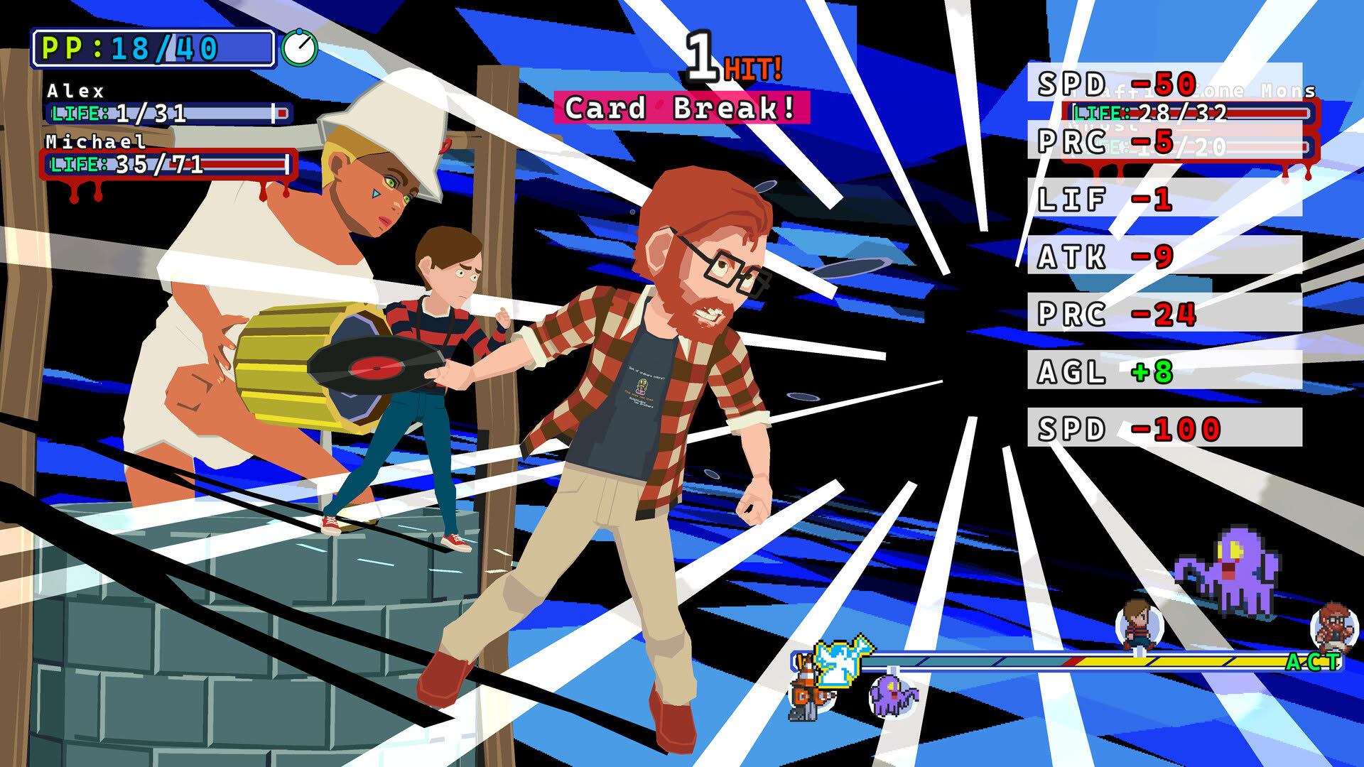 Screenshot for YIIK: A Postmodern RPG