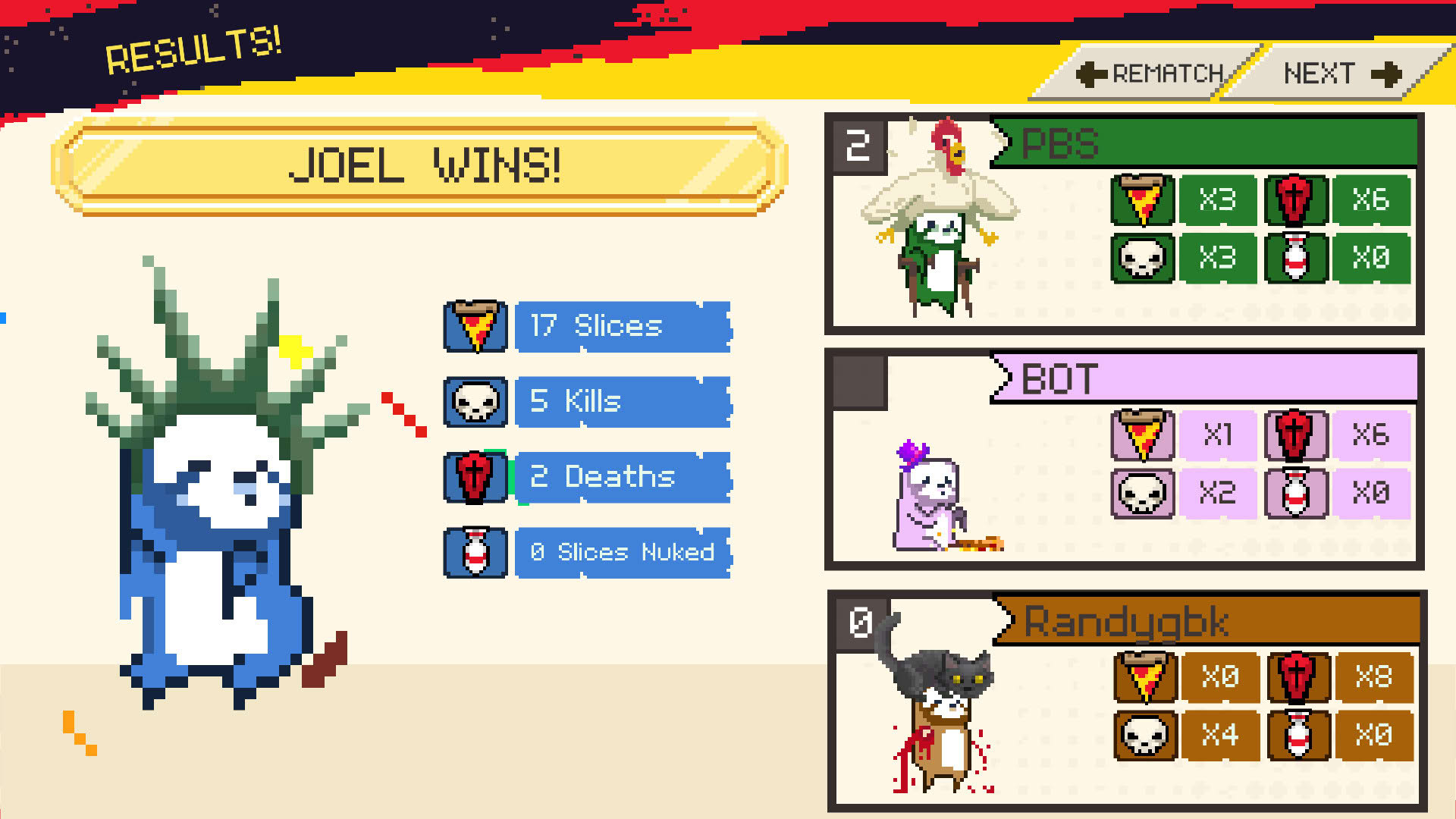 Screenshot for Battlesloths 2025: The Great Pizza Wars