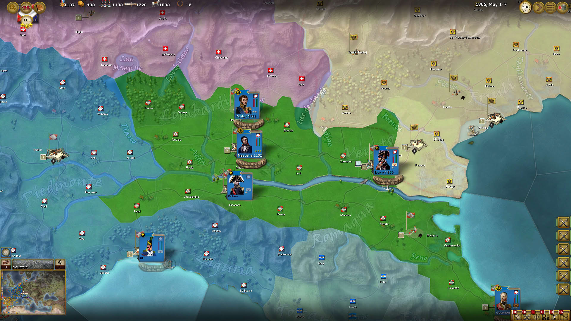 Screenshot for Wars of Napoleon