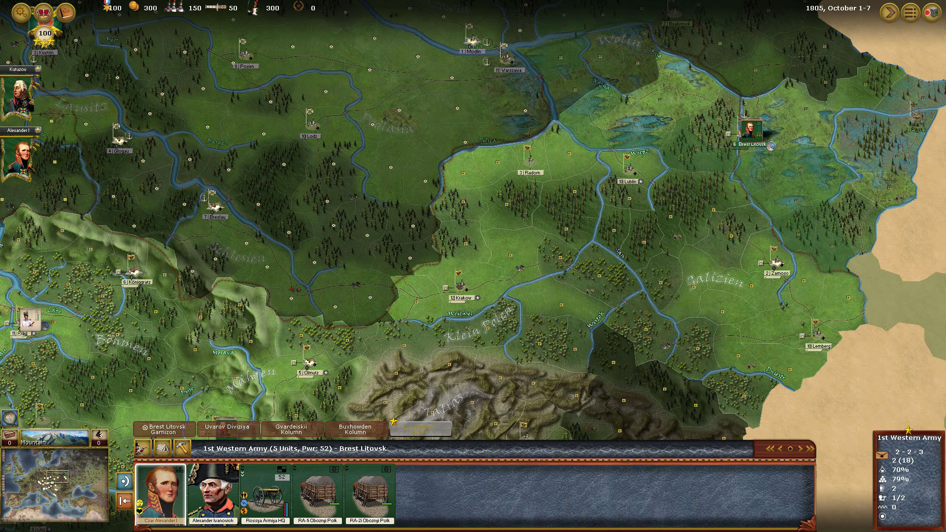 Screenshot for Wars of Napoleon