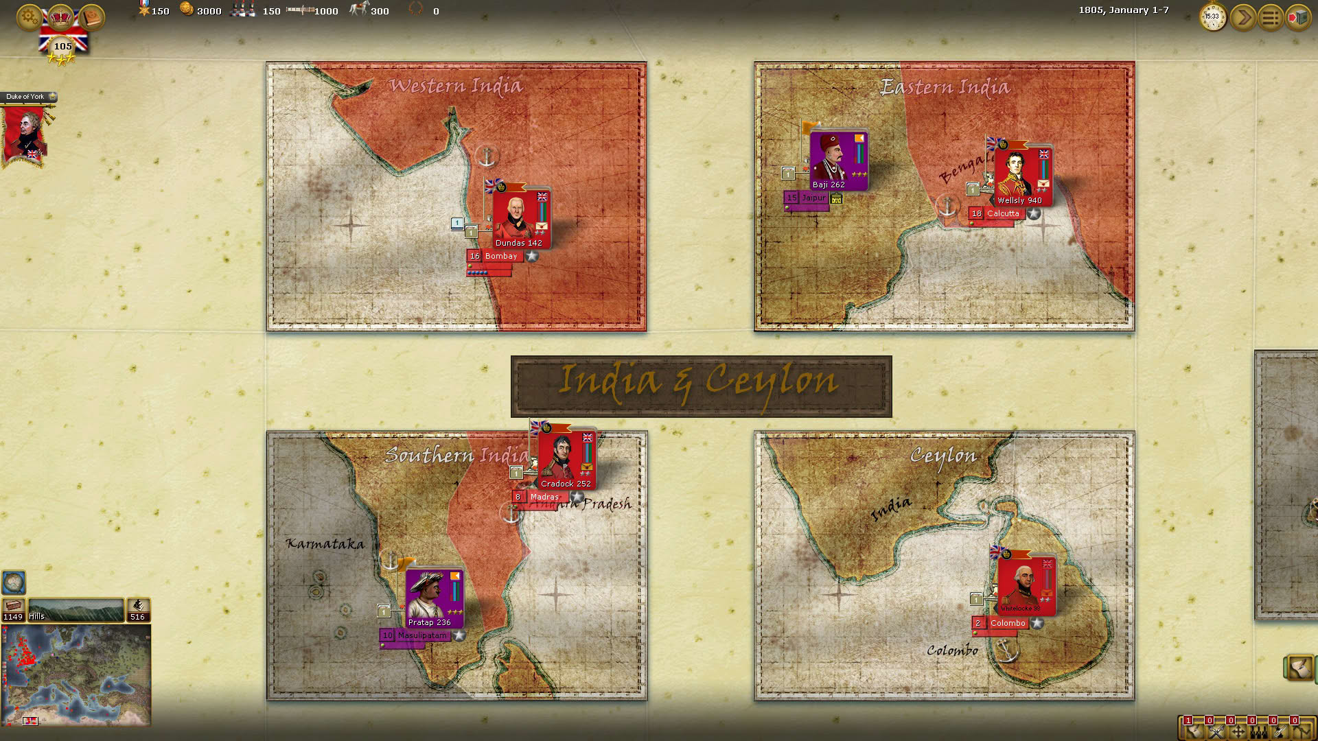 Screenshot for Wars of Napoleon