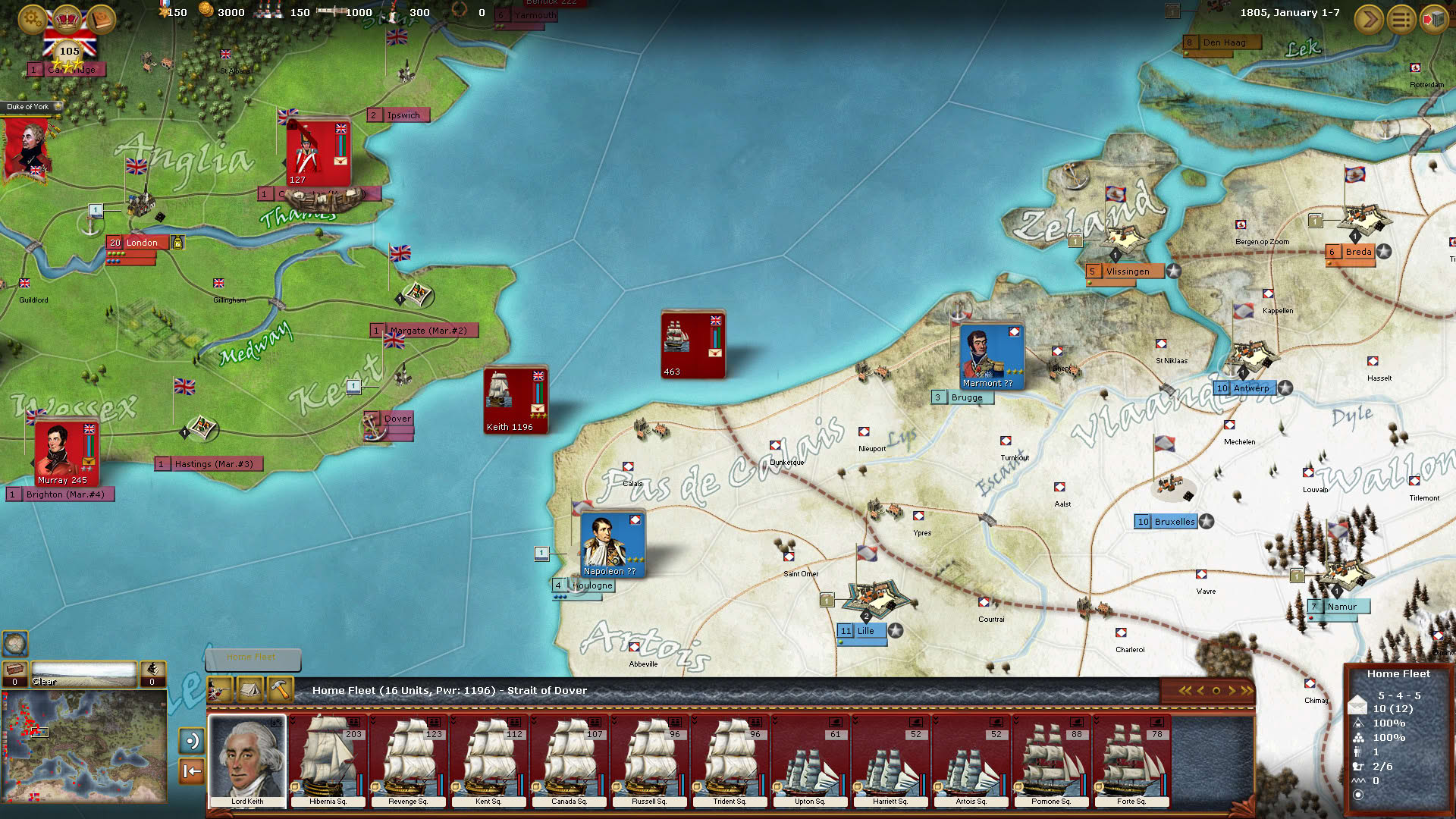 Screenshot for Wars of Napoleon