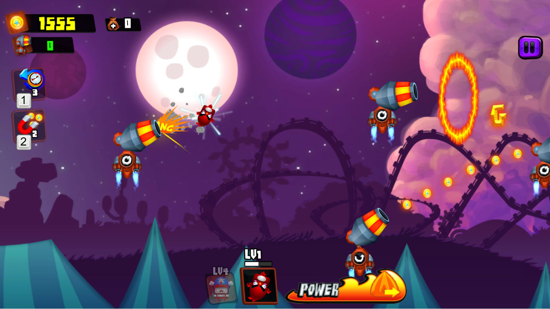 Screenshot for Galaxy Cannon Rider