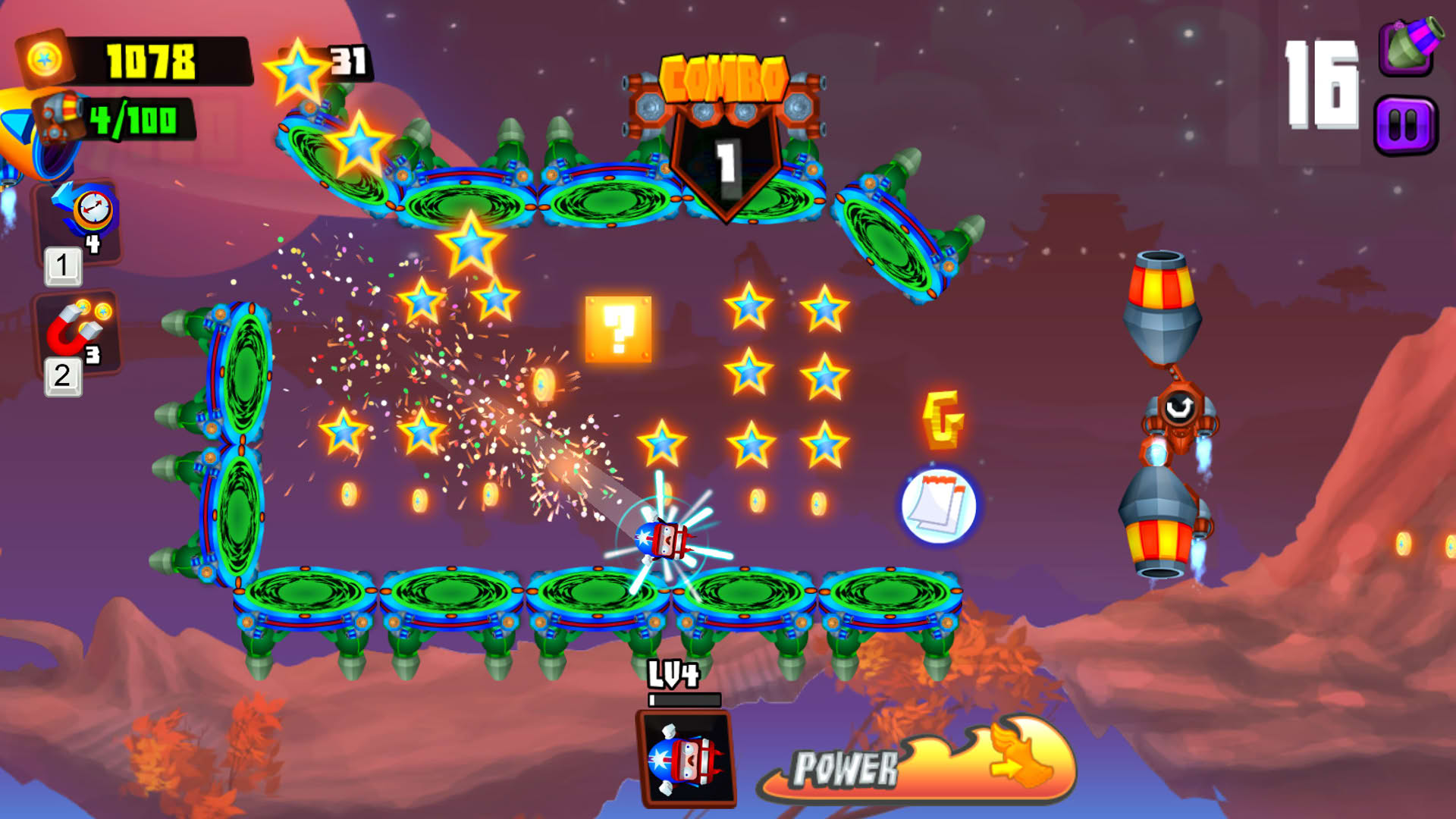 Screenshot for Galaxy Cannon Rider