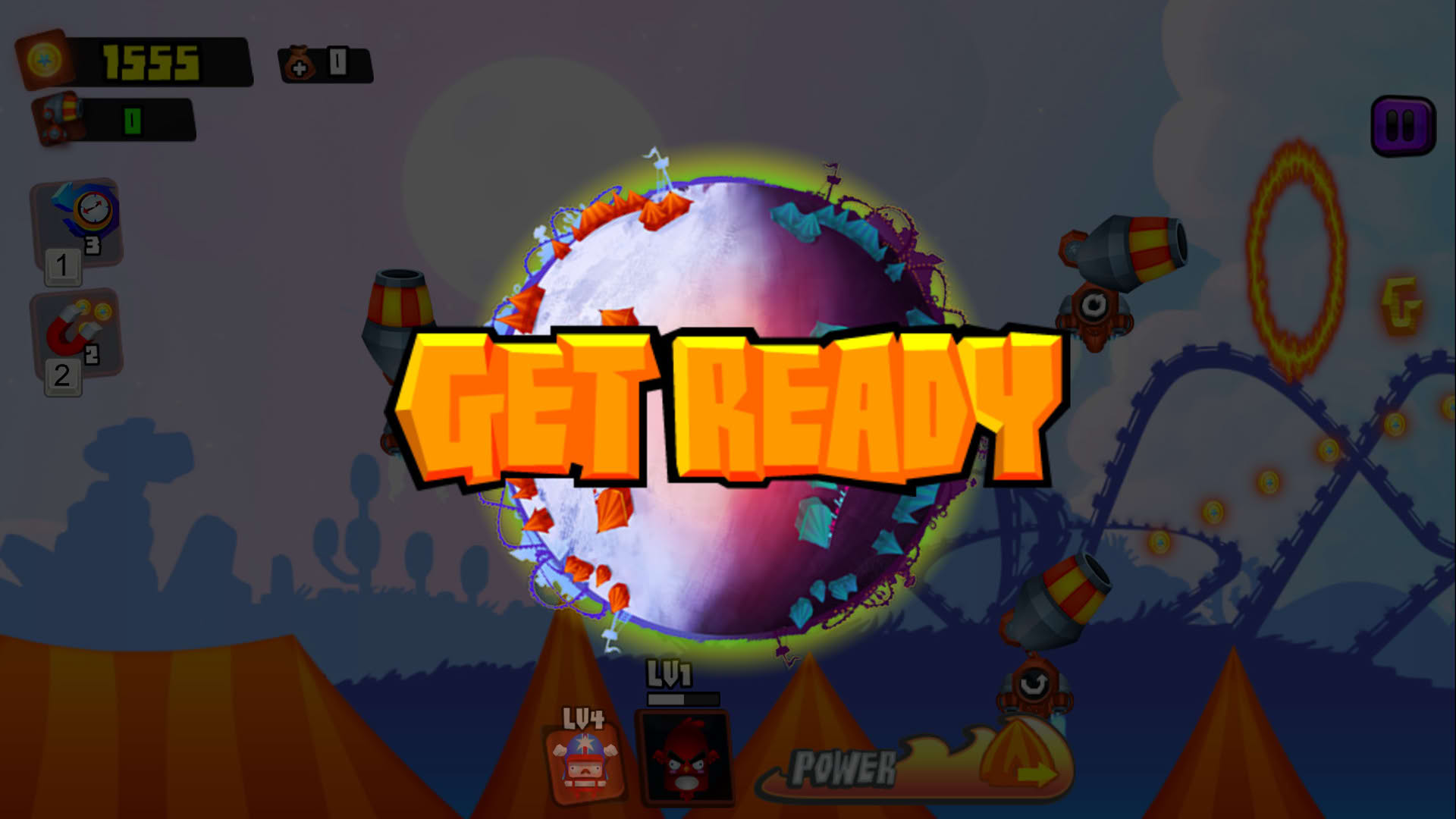 Screenshot for Galaxy Cannon Rider