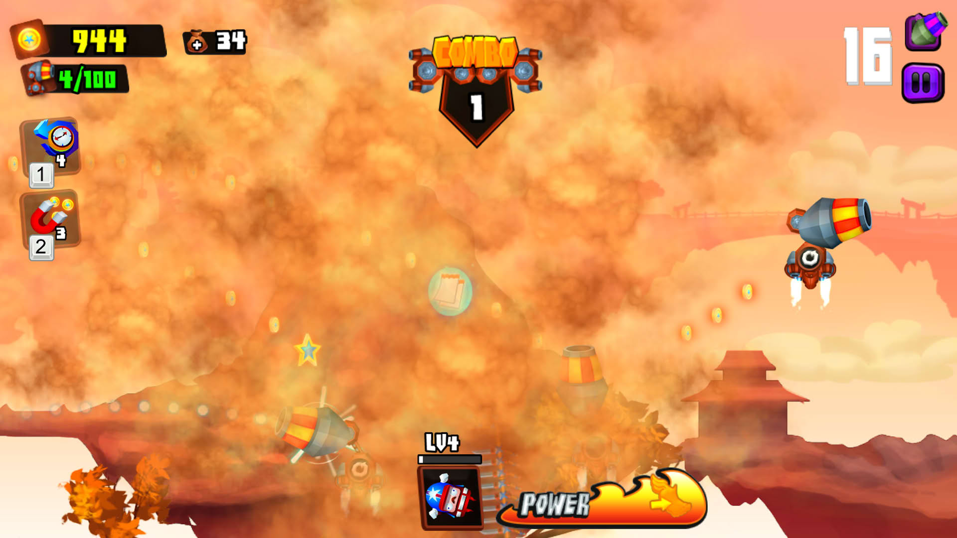 Screenshot for Galaxy Cannon Rider