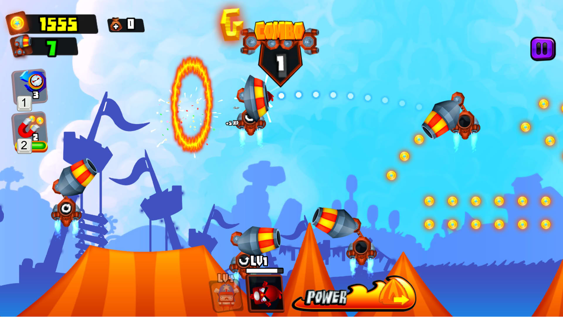 Screenshot for Galaxy Cannon Rider