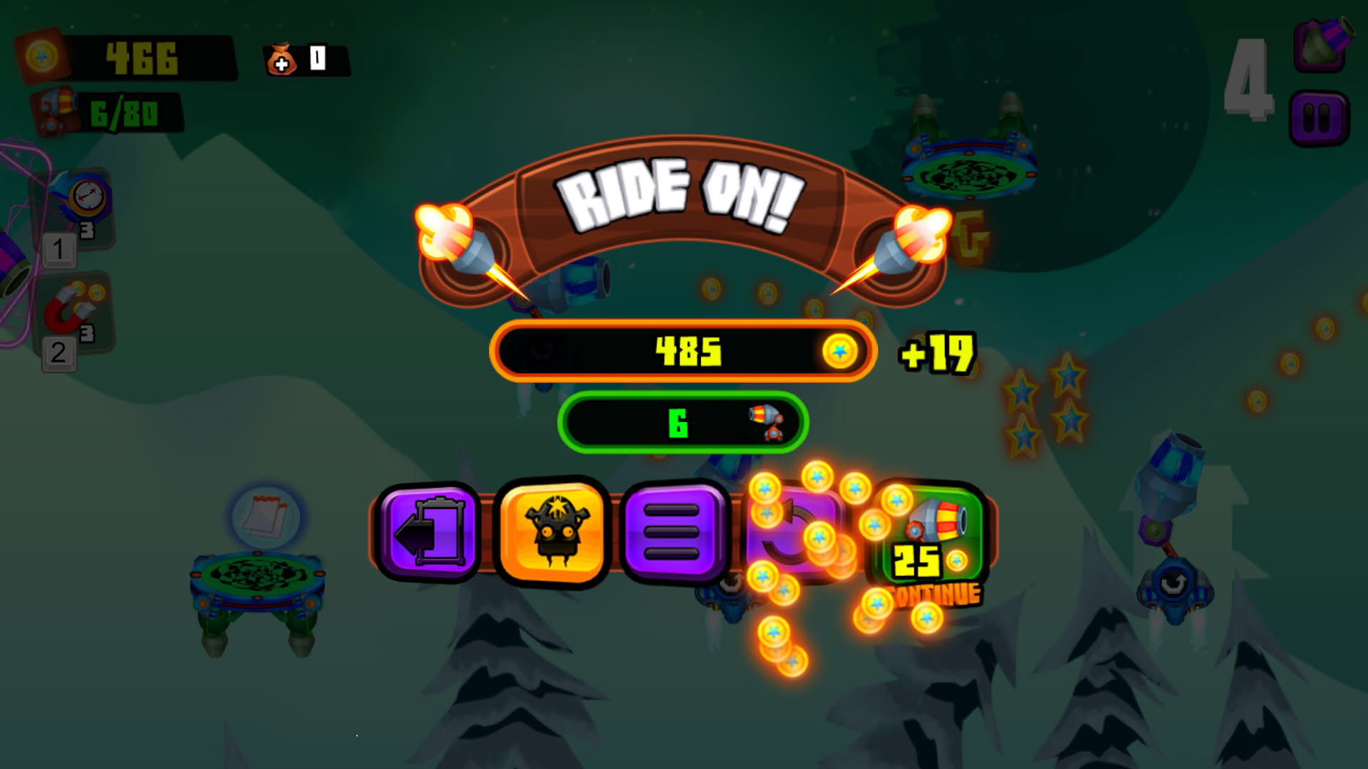 Screenshot for Galaxy Cannon Rider