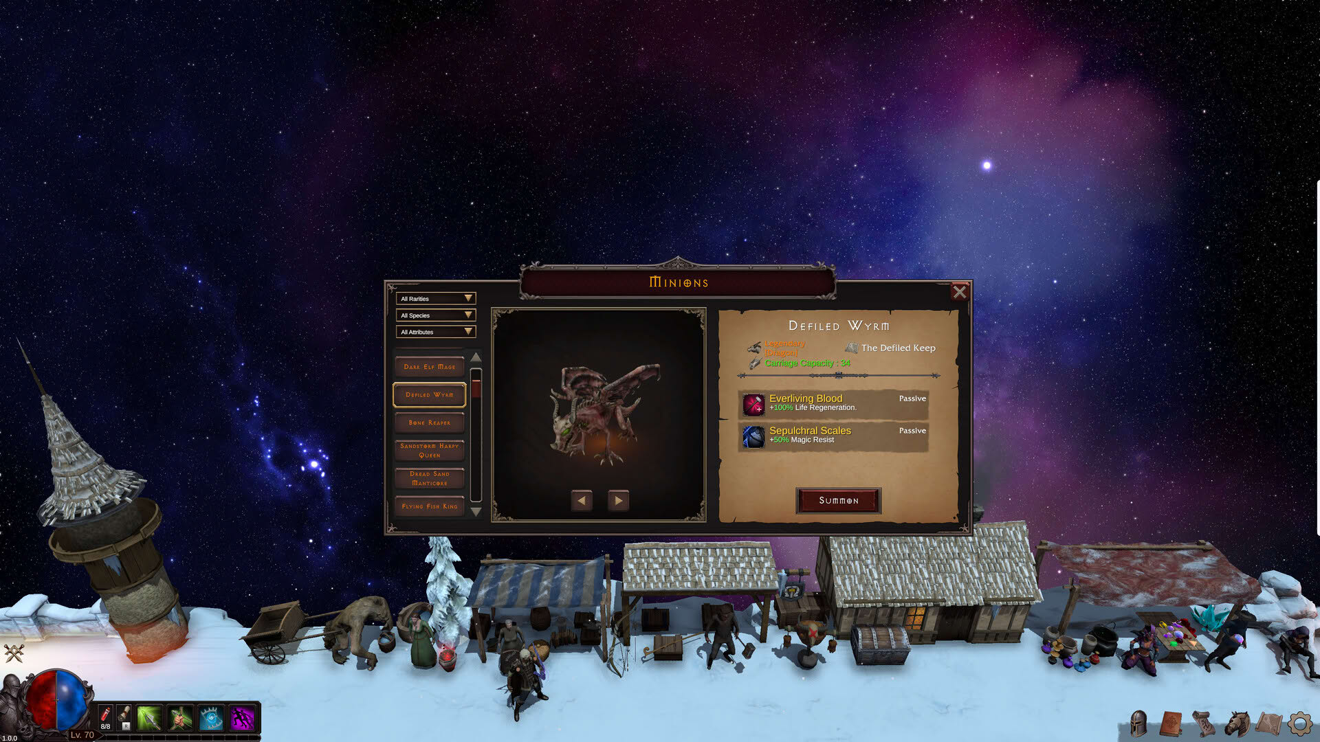 Screenshot for Deskrawl: Idle ARPG