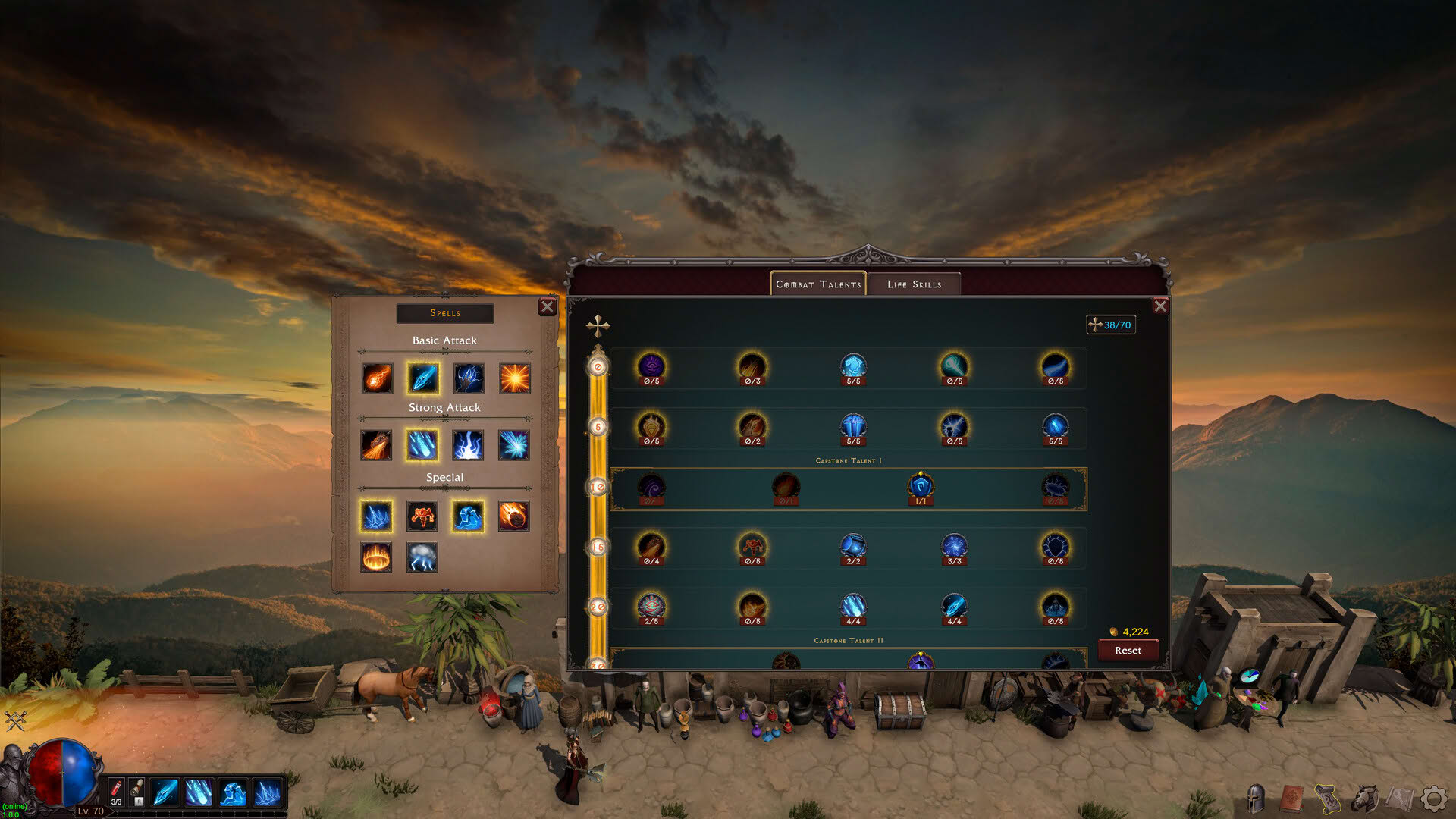 Screenshot for Deskrawl: Idle ARPG