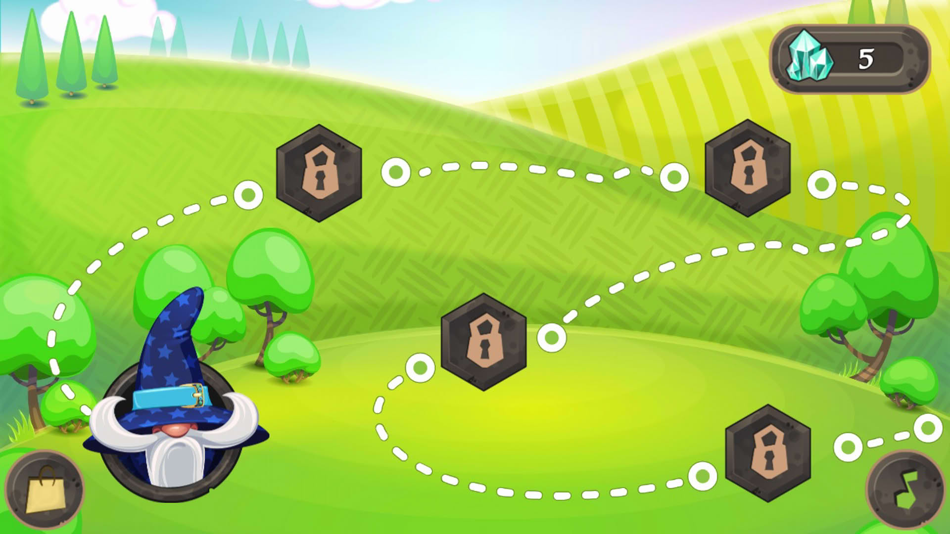 Screenshot for Colours of Magic: Aqua Teeter