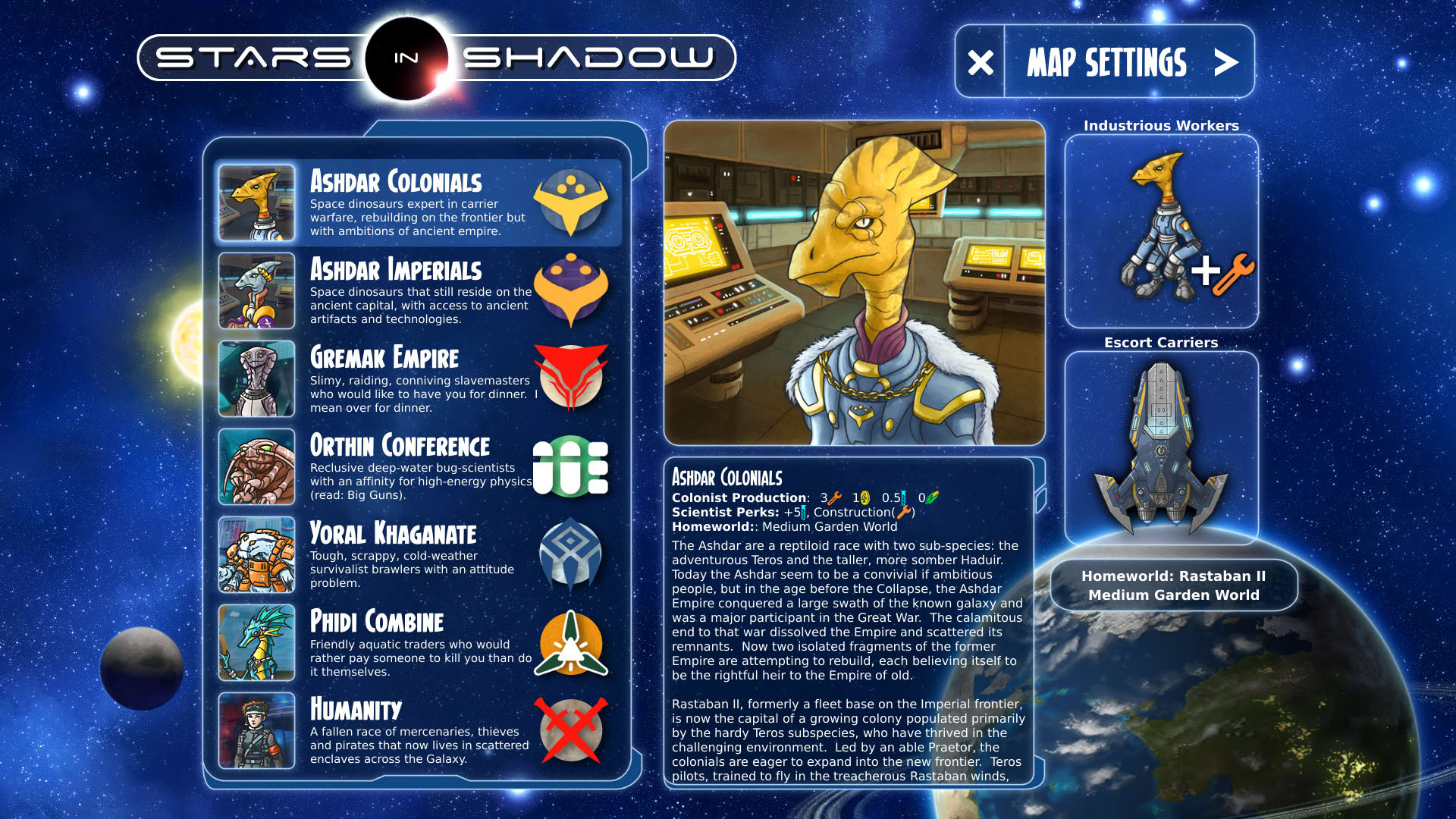Screenshot for Stars in Shadow