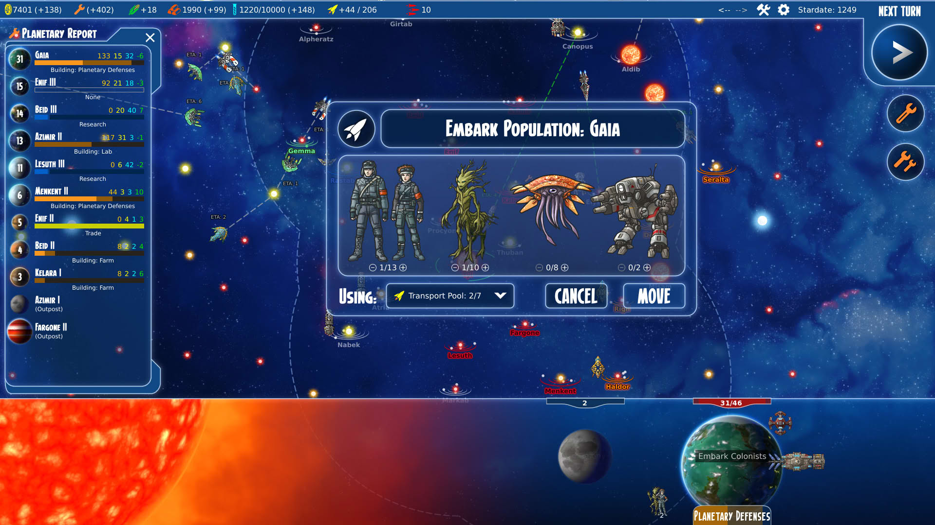 Screenshot for Stars in Shadow