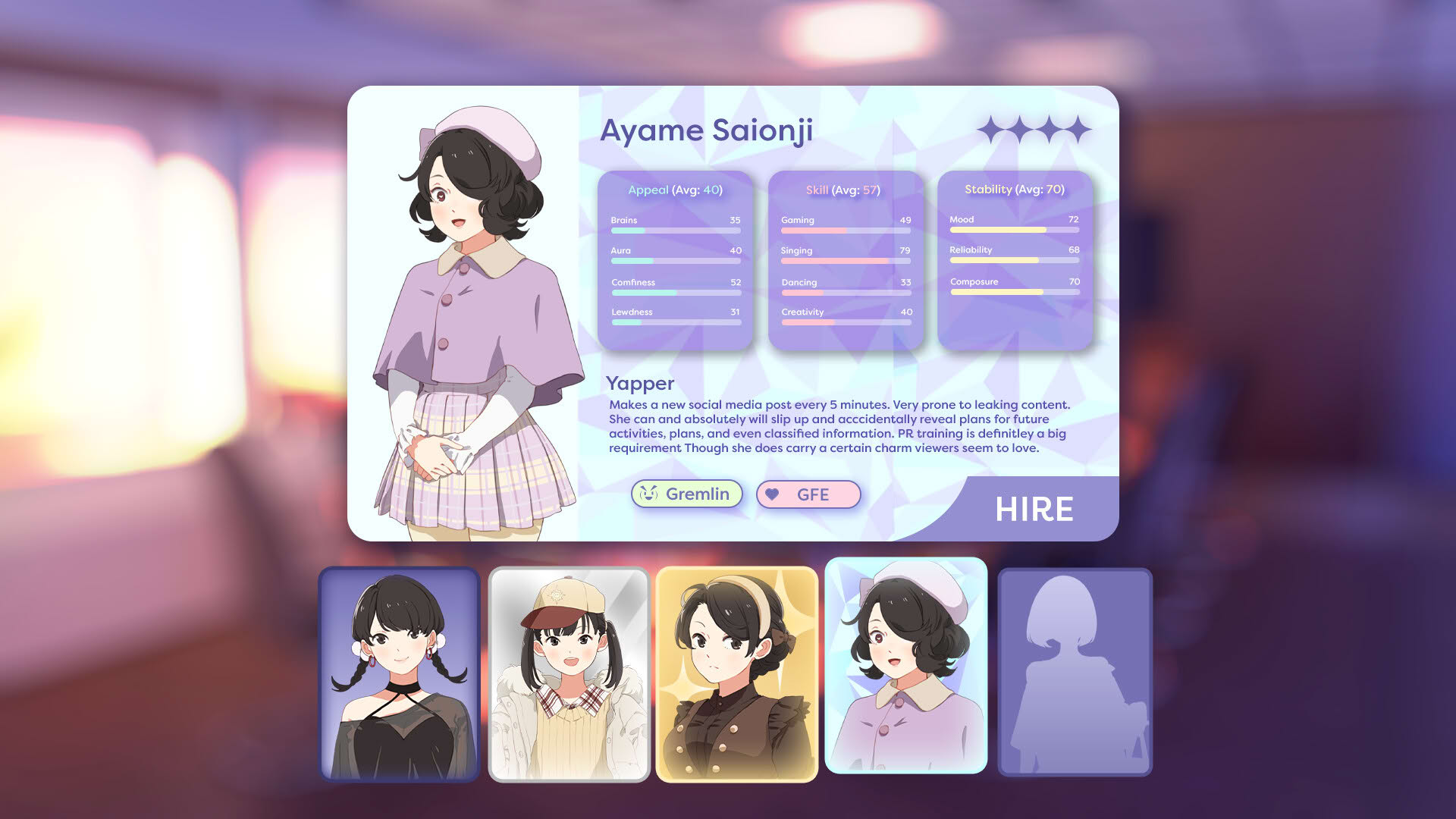 Screenshot for Idol Manager: Virtual Venture