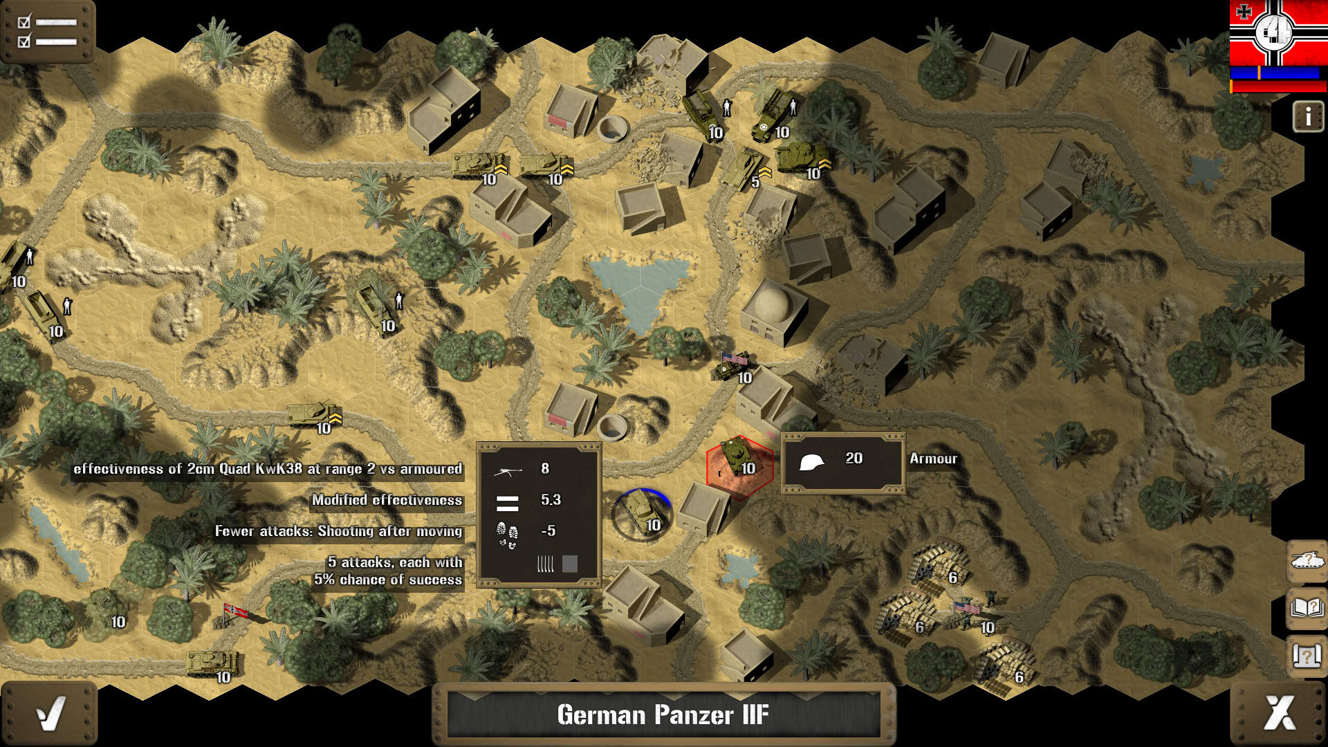 Screenshot for Tank Battle: North Africa