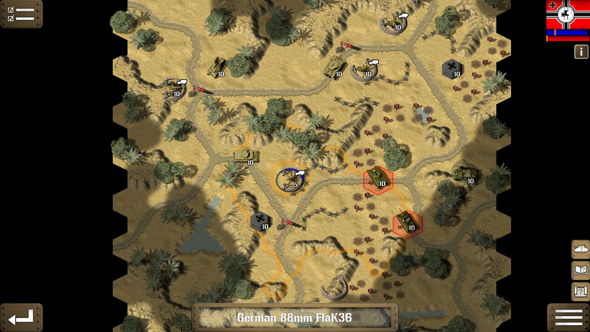 Screenshot for Tank Battle: North Africa
