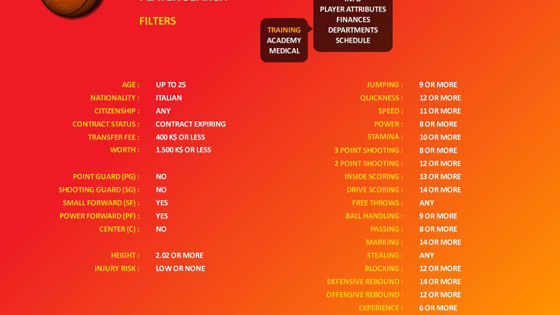 Screenshot for World Basketball Manager 2010