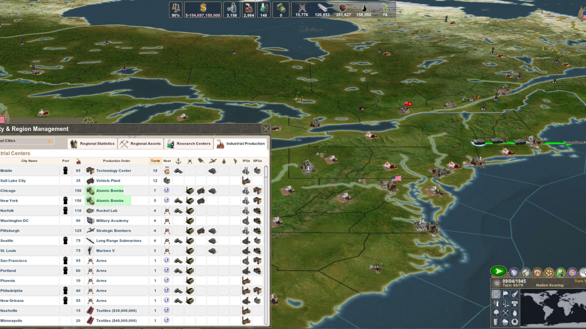 Screenshot for Making History II: The War of the World