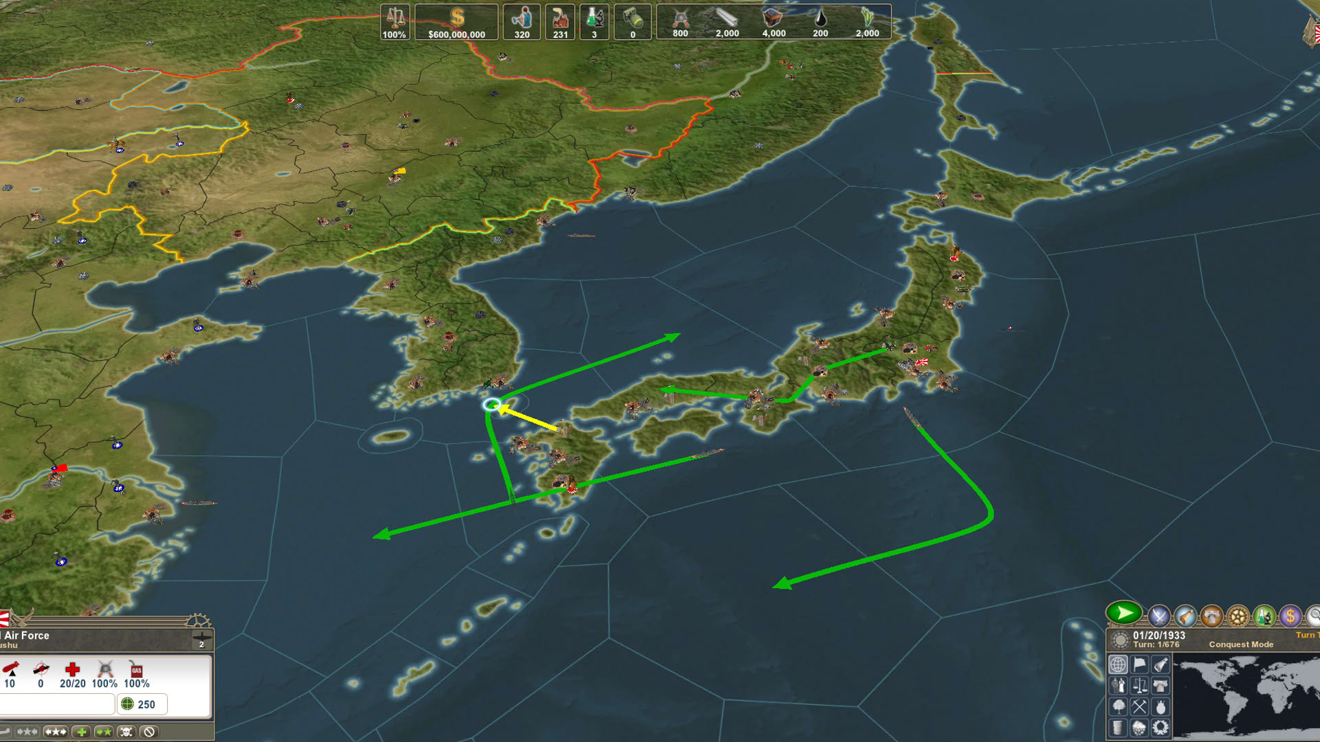 Screenshot for Making History II: The War of the World