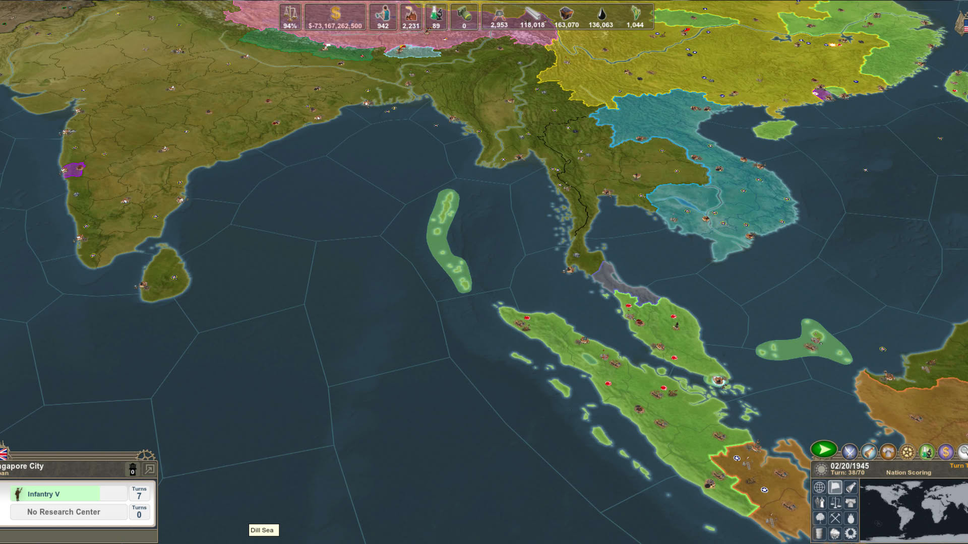 Screenshot for Making History II: The War of the World