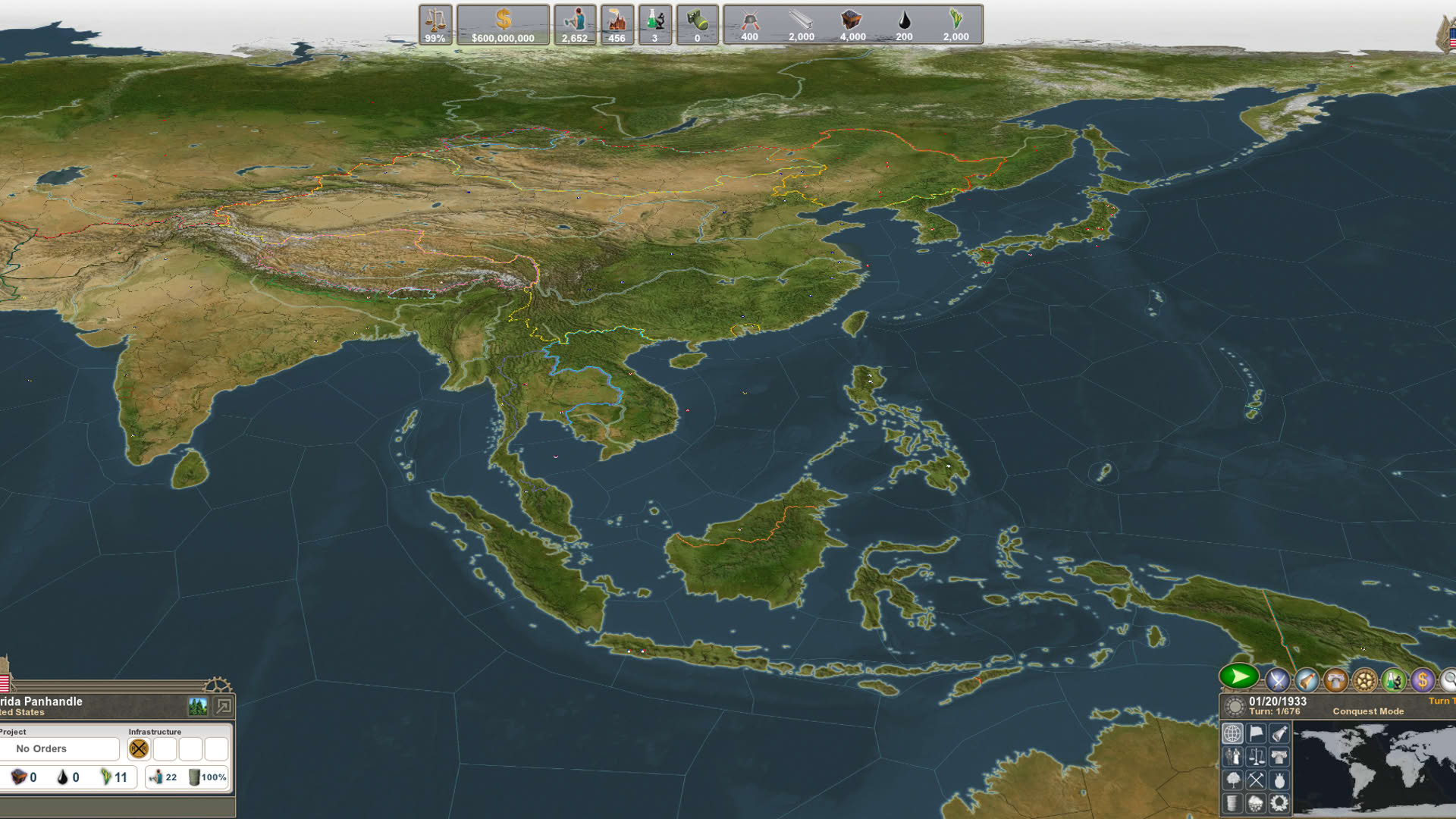 Screenshot for Making History II: The War of the World