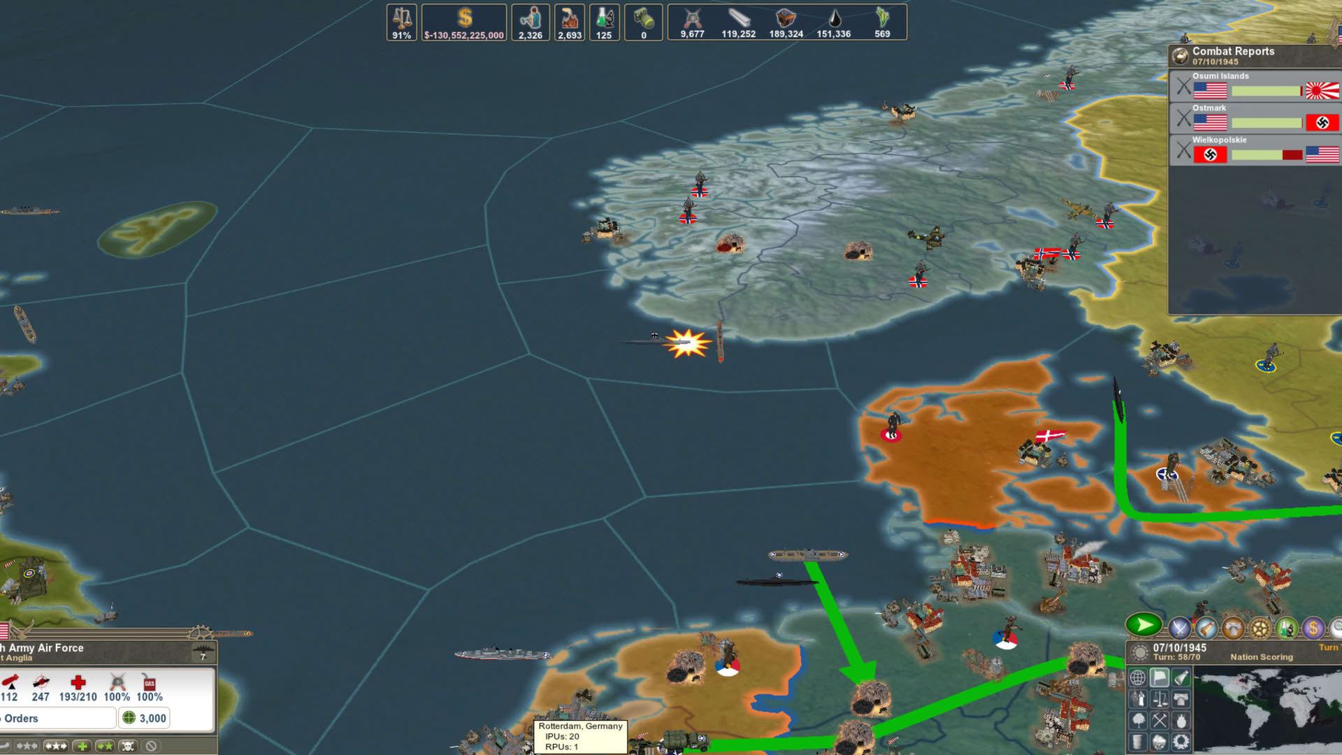 Screenshot for Making History II: The War of the World