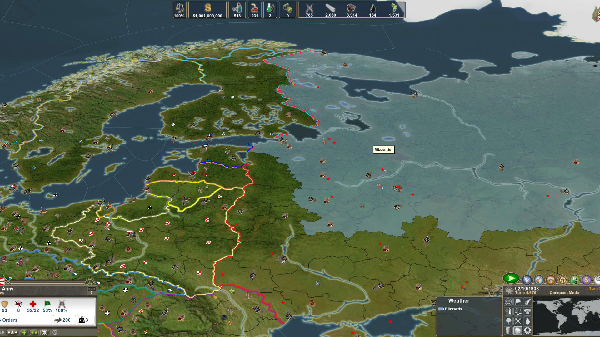 Screenshot for Making History II: The War of the World