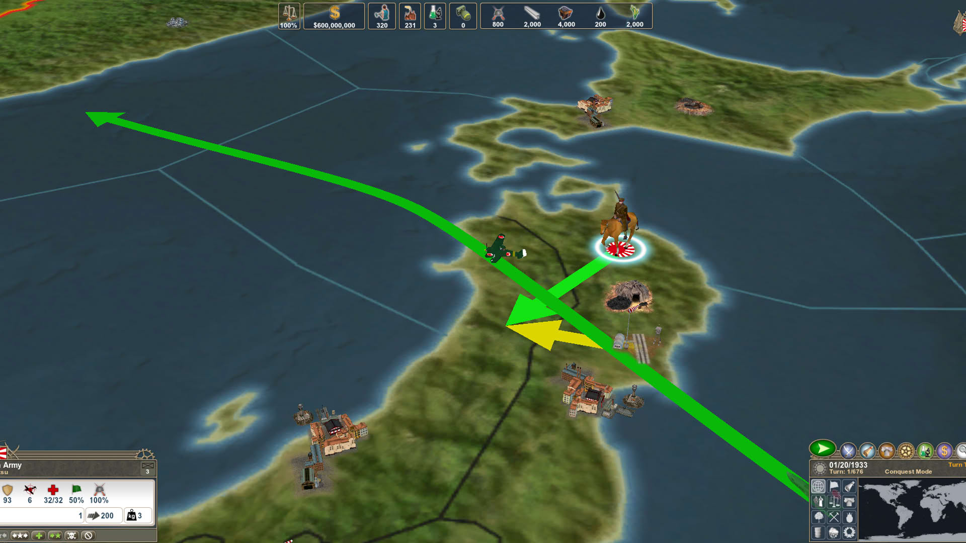 Screenshot for Making History II: The War of the World