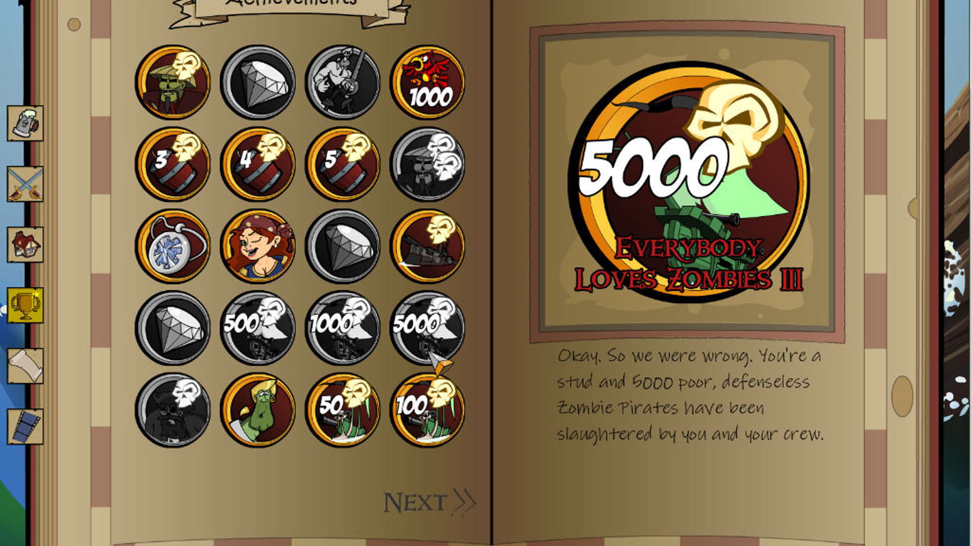 Screenshot for Zombie Pirates