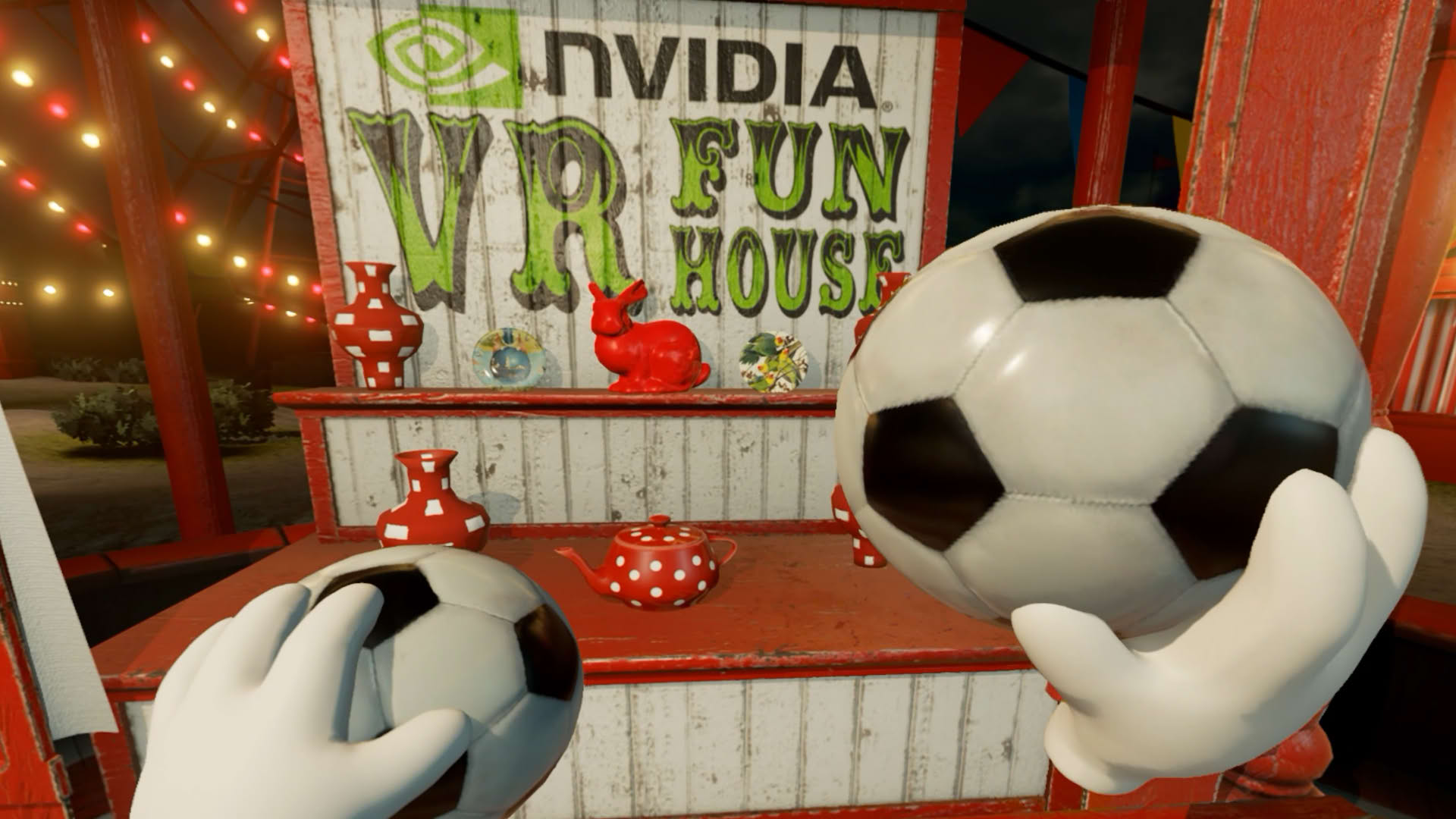 Screenshot for NVIDIA VR Funhouse