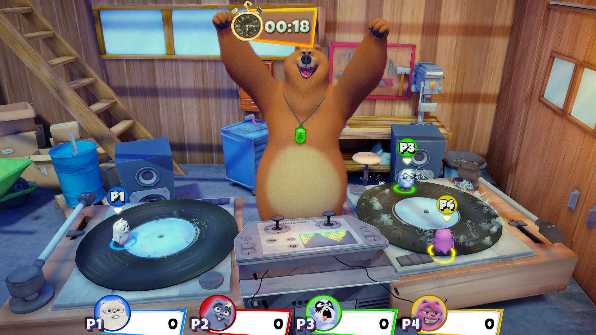 Screenshot for Grizzy & the Lemmings: Crazy Party