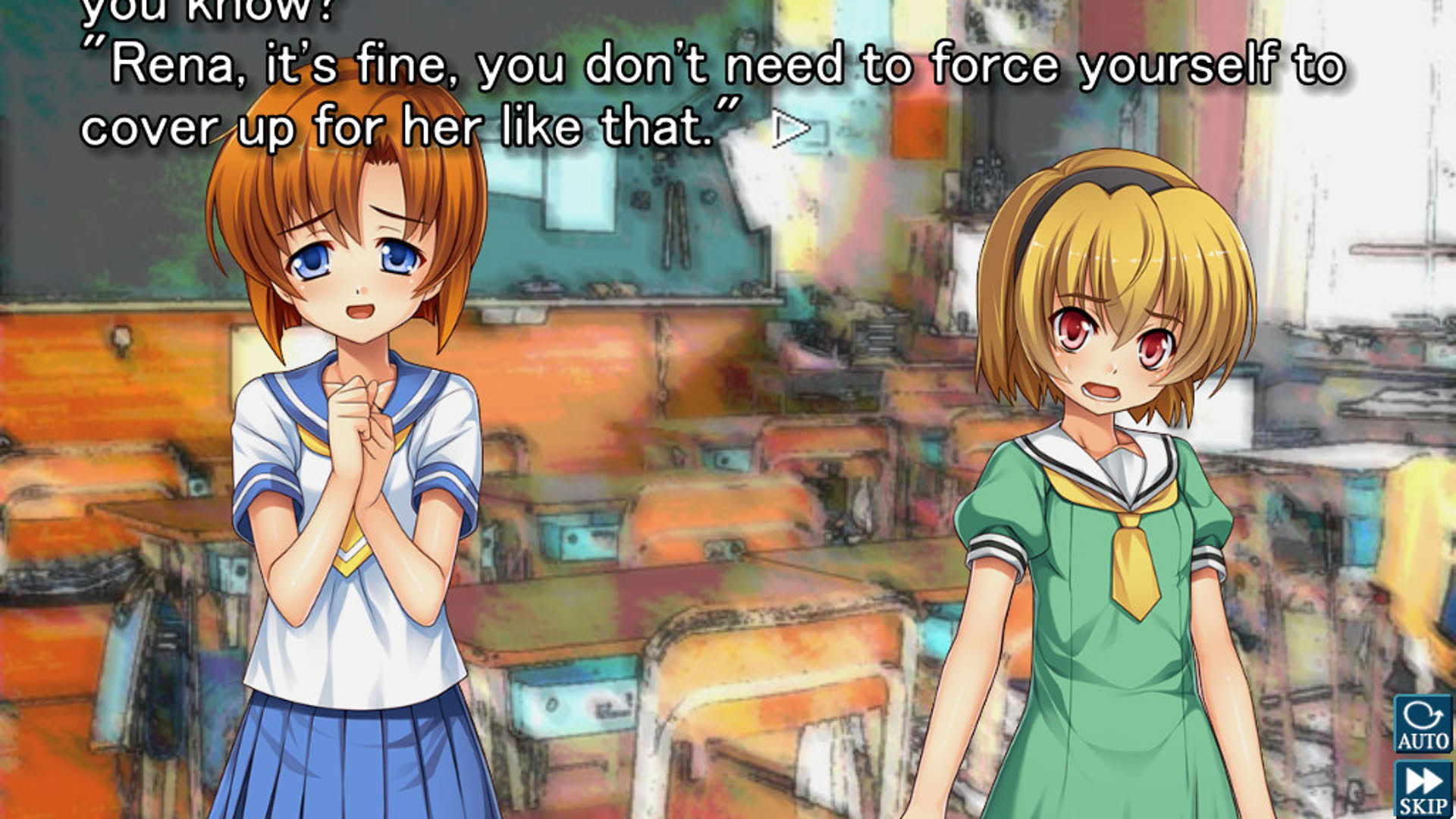 Screenshot for Higurashi When They Cry Hou: Ch.3 Tatarigoroshi