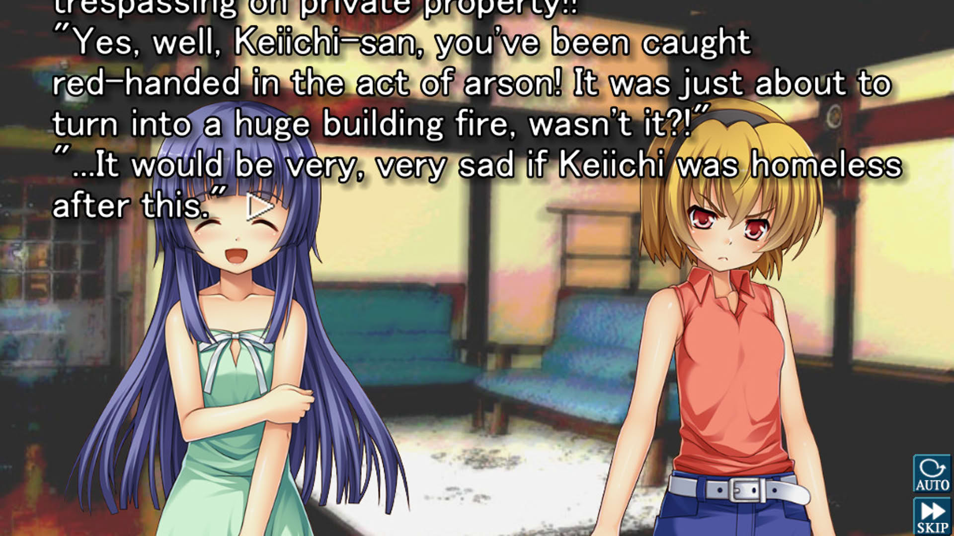 Screenshot for Higurashi When They Cry Hou: Ch.3 Tatarigoroshi