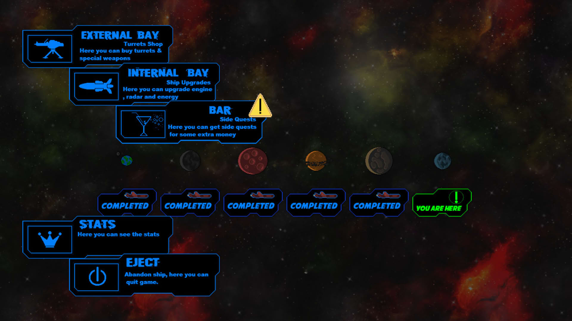 Screenshot for Cosmic Dust & Rust