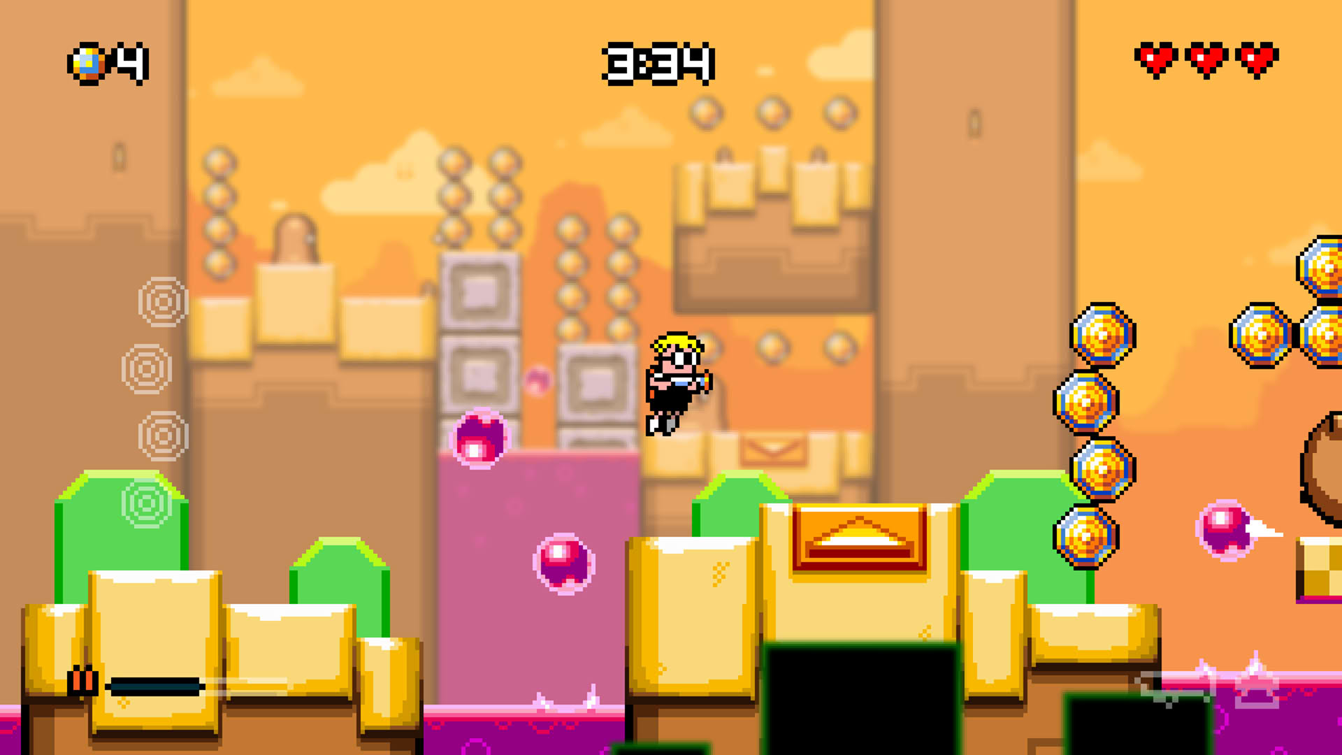 Screenshot for Mutant Mudds Super Challenge