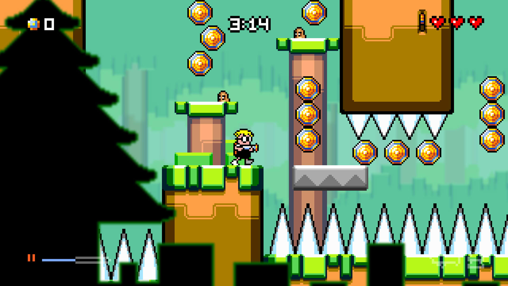 Screenshot for Mutant Mudds Super Challenge