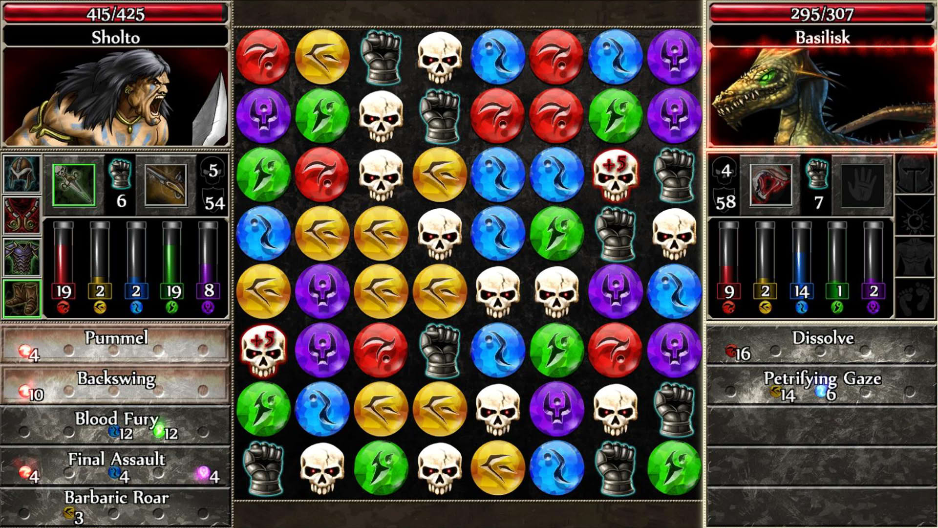 Screenshot for Puzzle Quest 2
