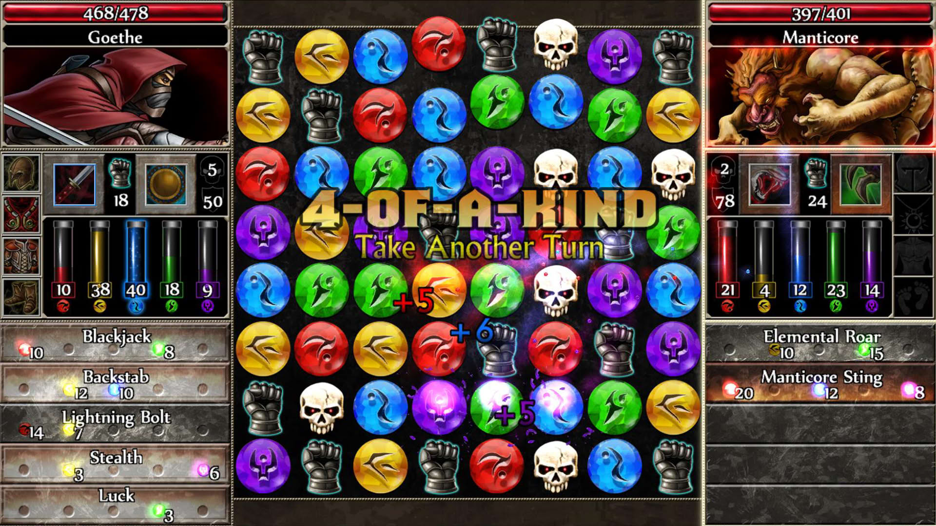 Screenshot for Puzzle Quest 2