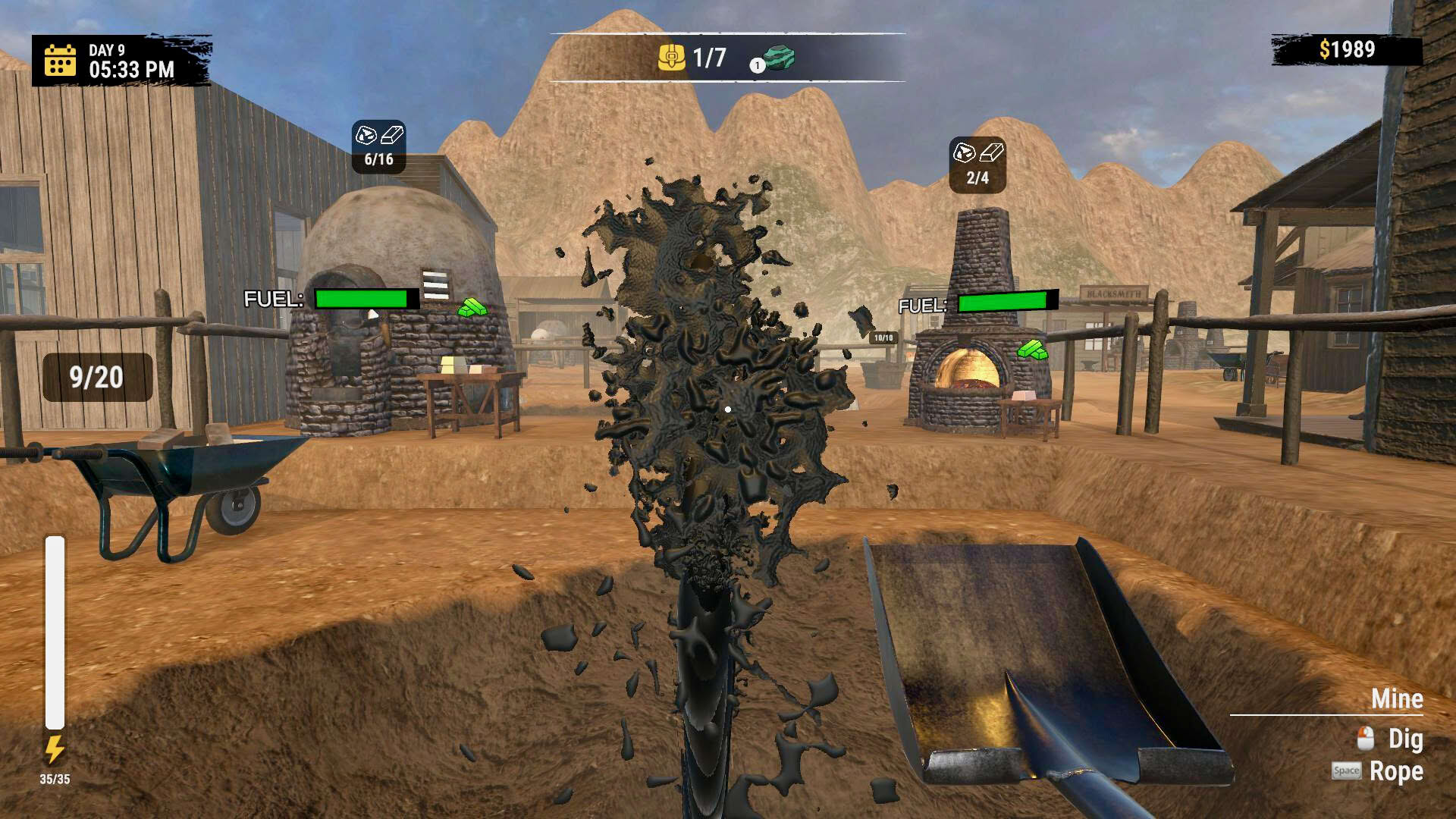 Screenshot for Wild West Miner Simulator: First Gun