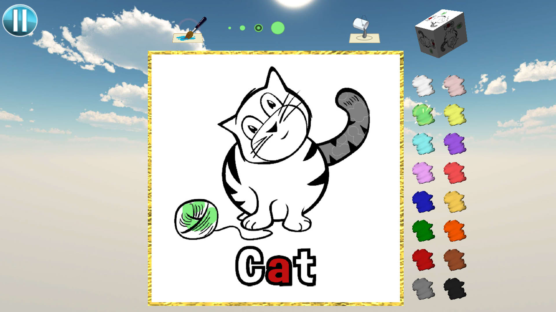 Screenshot for ABC Coloring Town