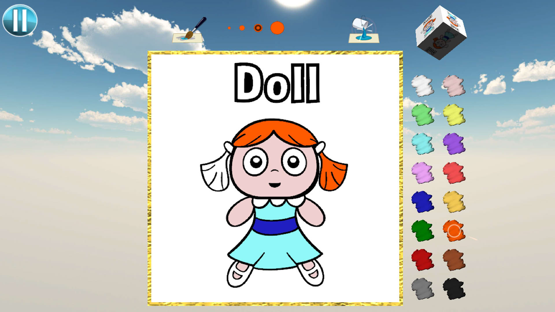 Screenshot for ABC Coloring Town